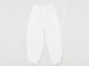 綿ポリ綾織作務衣　白（ホワイト）ズボン
