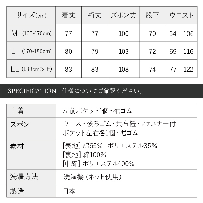 サイズ表