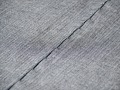 綿しじら甚平（日本製）　グレー　袖付けタコ糸