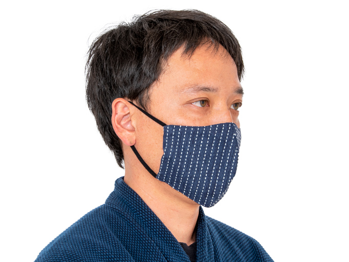 抗ウイルス・刺子織マスク