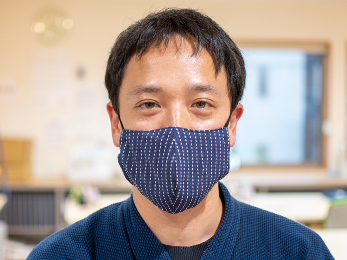 抗ウイルス・刺子織マスク