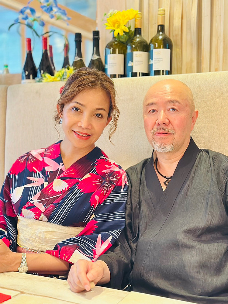 1095 近江ちぢみ本麻作務衣 No.99 黒 M