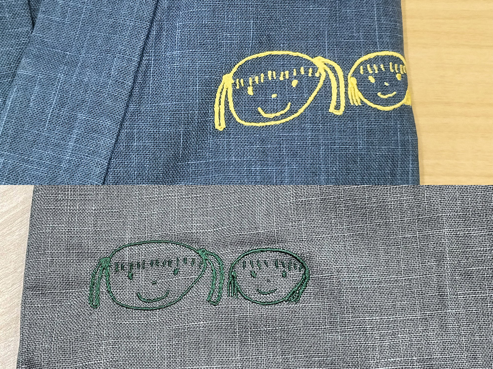 ロゴ刺繍