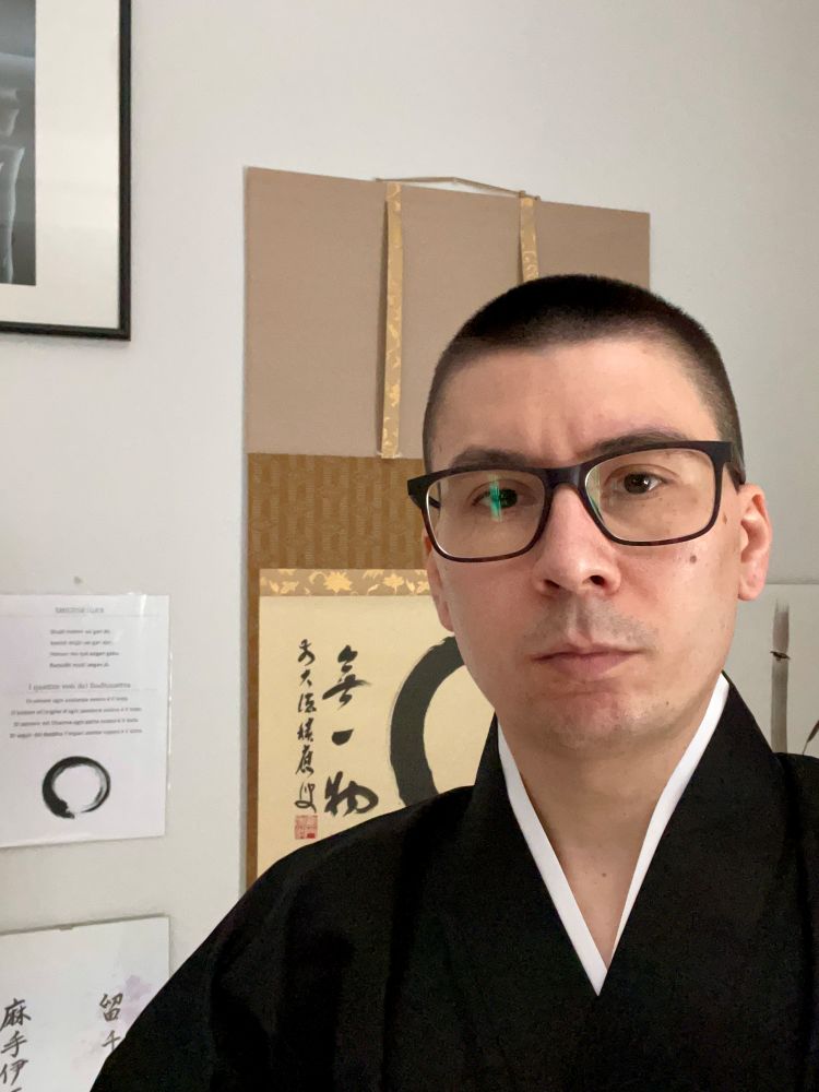 5020 T/Cバーバリー織作務衣 No.2 黒 L