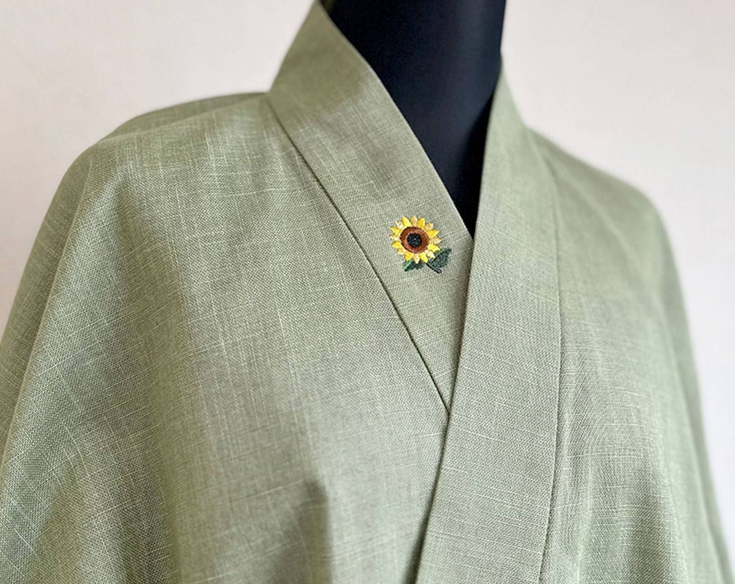 父の日オリジナル絵柄刺繍 右衿見本