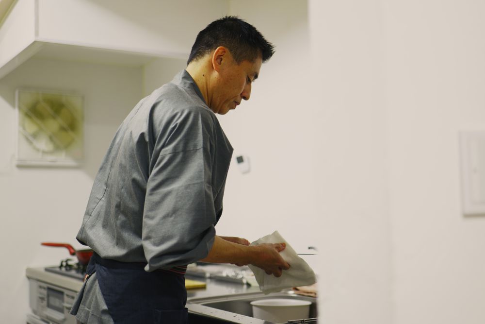 5020 T/Cバーバリー織作務衣