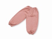 子供用絣紬作務衣　ピンク ズボン