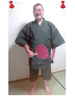 綿しじら織甚平　7062　3Ⅼ　グリーン　初夏から真夏まで・・・粋で涼しく、着易いとは、文句のつけようがない日本の民族衣装ですな。