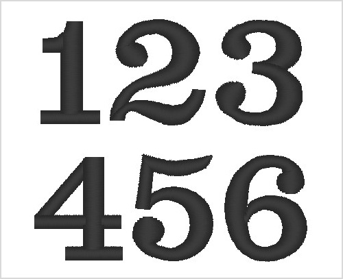 ❷左衿中央 10cm角内 行書体 3.0cm/文字