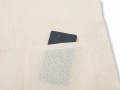 2060 綿麻しじら作務衣 上着ポケット