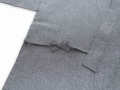 和紙しじら織作務衣　日本製 上着紐部分