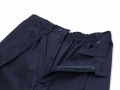 袖・裾ゴム式バーバリー織作務衣　日本製 ズボンウエスト部分