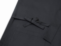 袖・裾ゴム式バーバリー織作務衣　日本製 上着紐